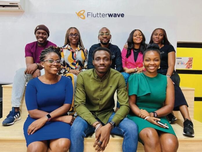 Olugbenga Agboola, CEO and co-founder of Flutterwave, speaking at a fintech event.
