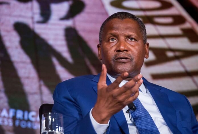 Aliko Dangote, founder and chairman of Dangote Group, one of Africa's largest industrial conglomerates.